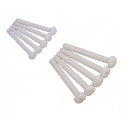 Surub plastic (polyamid) M3x25, 10 buc.