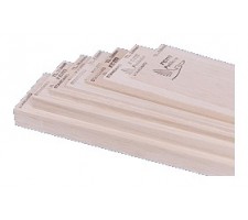image: Placa din lemn Balsa usor, 1070 x 80 x 4 mm