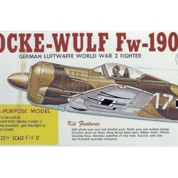 Aeromodel Focke Wulf FW-190, kit LC Guillow's