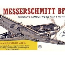 image: Aeromodel Messershmitt BF-109, LC kit Guillow's
