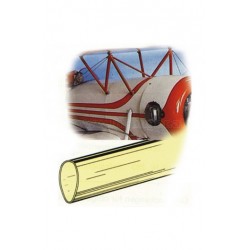 Teava aluminiu profil picatura 15x8x1000 mm