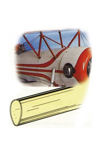 image: Teava aluminiu profil picatura 15x8x1000 mm