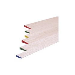 Bagheta balsa - bord de fuga 25x5x1000mm