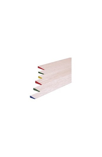 image: Bagheta balsa - bord de fuga 25x5x1000mm