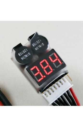 image: Alarma LiPo LiPo display/buzzer 1-8S